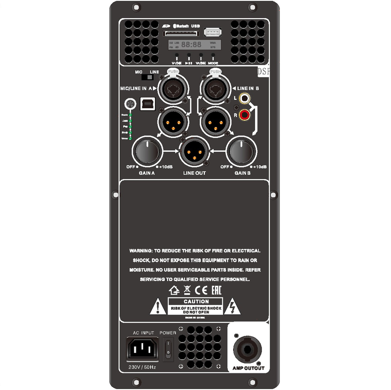 QSC600-MP3 Módulo amplificador
