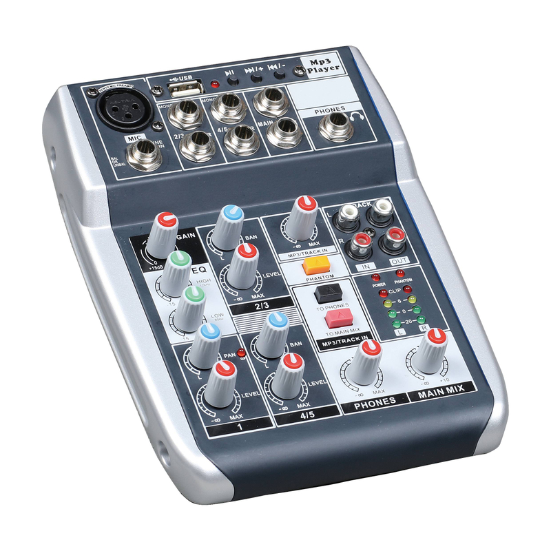 Q502USB Consola mezcladora profesional