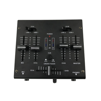 DJM62-PC con 2USB(PC) 2canales 6 entradas Mezclador DJ