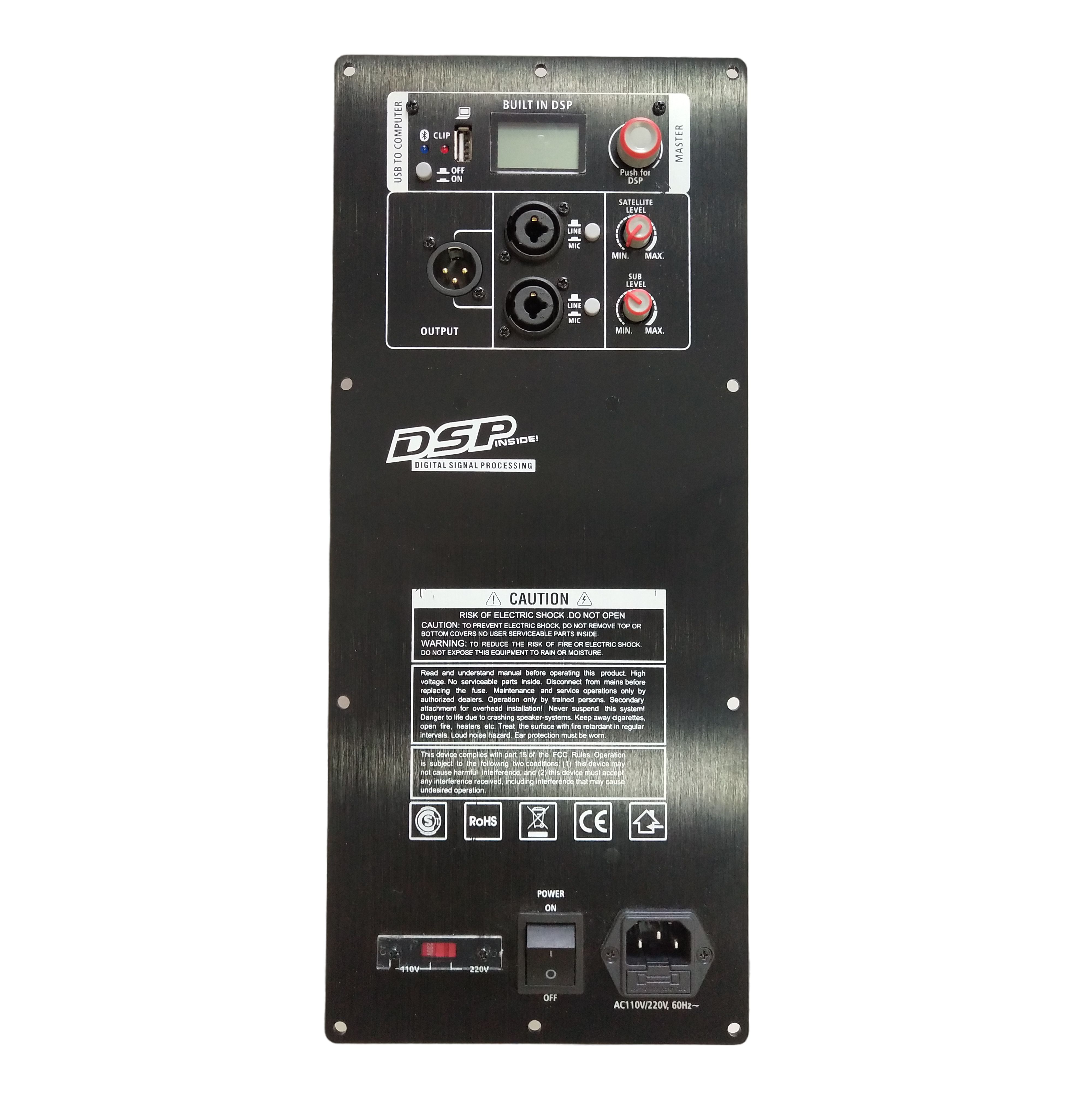 EV250DSP EV400DSP EV600DSP Módulo amplificador