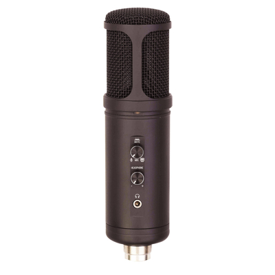 USM007 Cápsula de condensador de φ25mm Micrófonos de estudio USB profesionales de conversión AD unidireccional