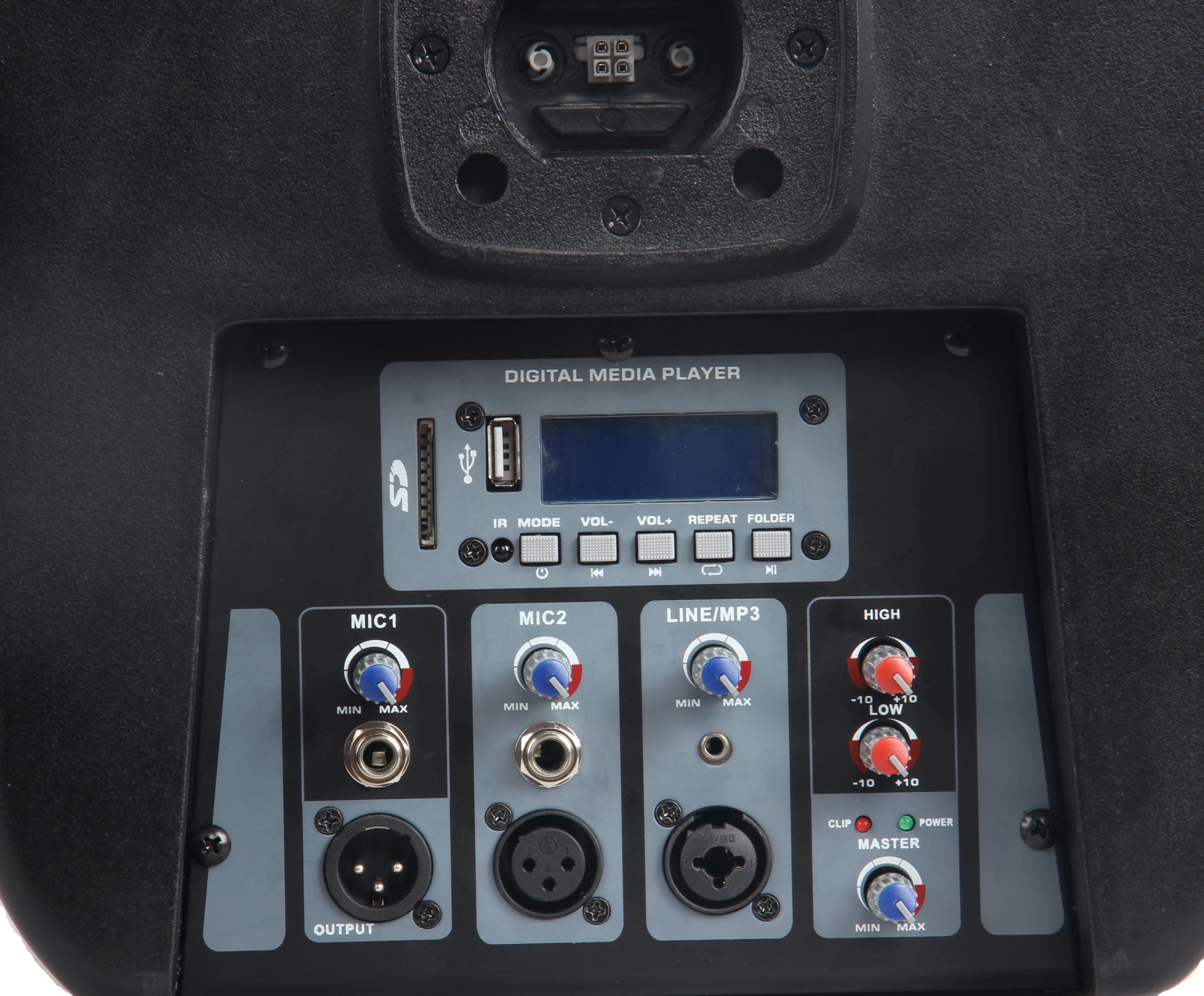 PS08SCA Sistema de columna de sonido de plástico