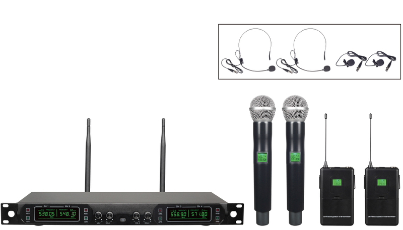 UHF022C Micrófonos inalámbricos